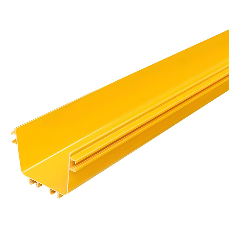 120mm*100mm PVC/ABS 纤维导槽黄色潘通 123C