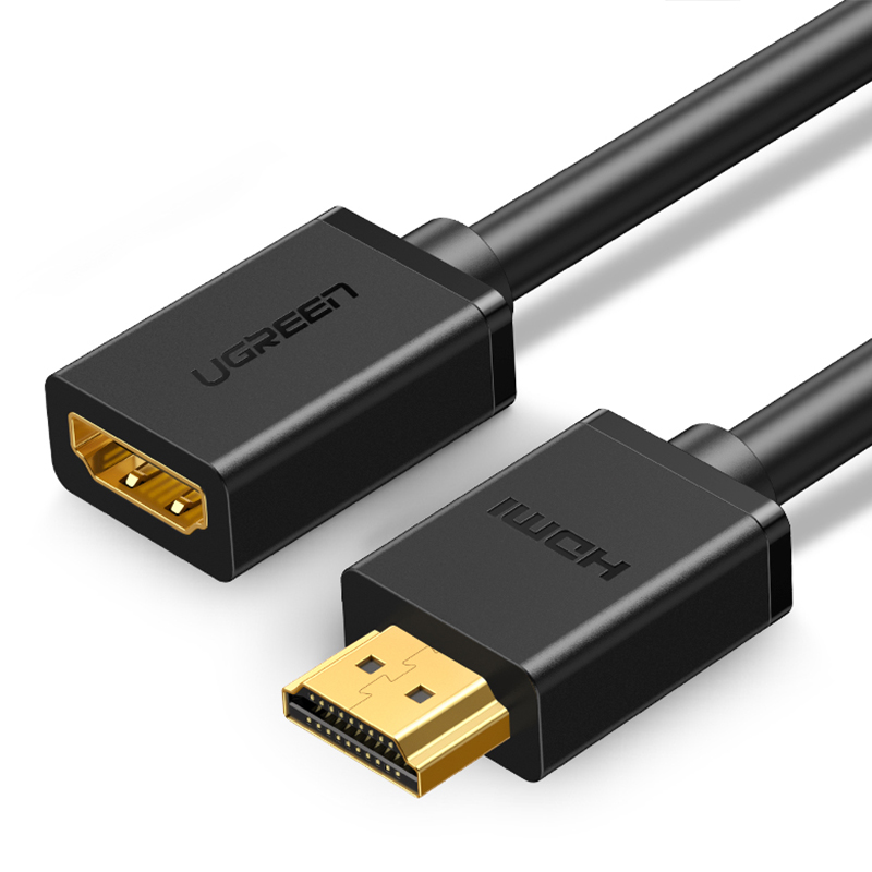 工业级 HDMI 公母延长线,带多层屏蔽