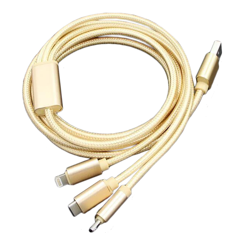 三合一 USB 线缆 100 瓦