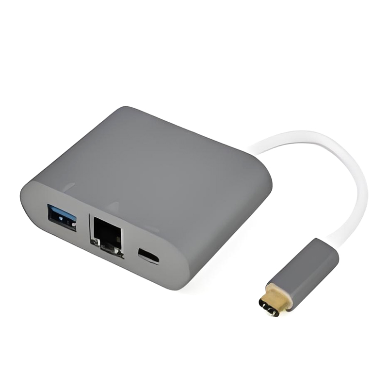 USB 3.1 Type-C 转 USB 3.0X2+MicroSD+SD/MMC+PD 充电 A